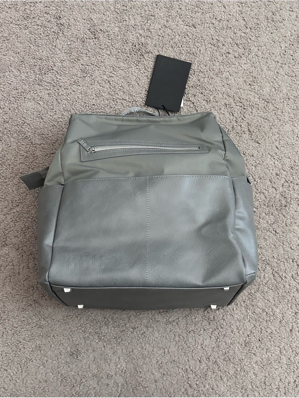 Beis The Backpack Diaper Bag Grey